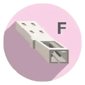 MiniAMP - female LED-Mini-Stecker