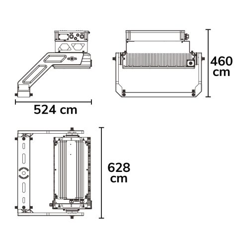lichtanlagen led flutlicht 450w 114625