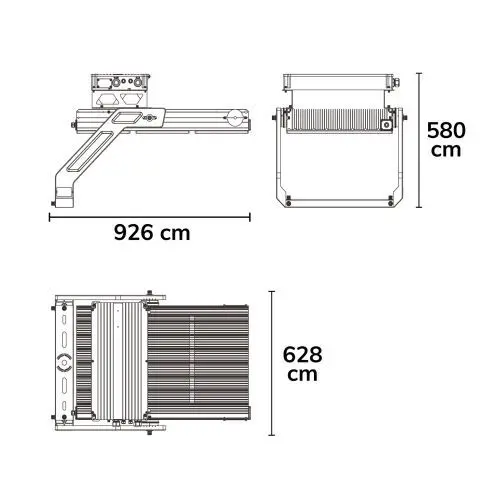 lichtanlagen led flutlicht 450w 114625
