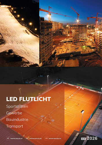 Sistemi di illuminazione a LED per campi sportivi e piste da sci